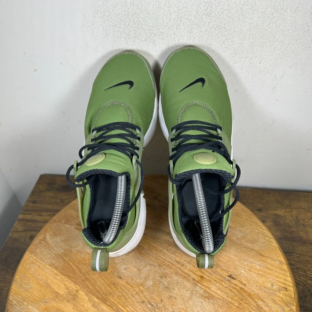 Nike Air Presto Womens 9 Olive Green Black Running Shoes 846440-996 - Picture 4 of 8